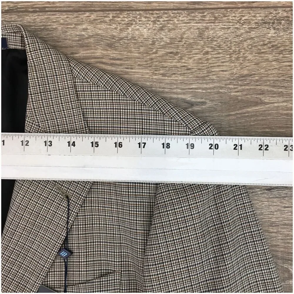 New Joseph Abboud Mens Blazer‎ Sport Coat Casual Jacket Size 42L Wool Silk Suits